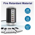 thumbnail image 4 of 65W Multi 6 Port USB Fast Charger Quick Charge QC3.0 USB Type C PD Charger Portable Charging Station ,Multi-Port, 4 of 6