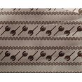 thumbnail image 4 of oneOone Georgette Viscose Brown Fabric Floral Block Dress Material Fabric Print Fabric By The Yard 42 Inch Wide, 4 of 4