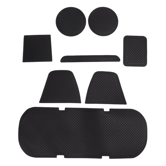 8 Pcs Console Centrale Tapis Noir Accessoires d'Intérieur de Remplacement pour BRZ 2013-2020