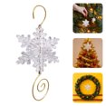 thumbnail image 2 of Winter pattern Themed Ornament Hooks Metal Wire Hooks With Decorative Winter Design For Hanging For Farmhouse, 2 of 6