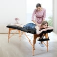 thumbnail image 2 of Costway Table de Massage Portable 84 Pieds'L Réglable Lit de Spa Facial Tatouage avec Étui de Transport Noir, 2 of 10
