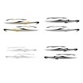 thumbnail image 3 of Thinsony Personalized Car Stickers And Decals Cool Style And Easy To Attach Fashionable Black and Gold 1Set, 3 of 4
