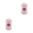 thumbnail image 1 of Wweixi Transparent Tea Jars For Storing And Displaying Favorite Tea Leaves Food Grade Metal Kitchen Storage Jars Jars Kitchen Pink sugar 2Set, 1 of 6