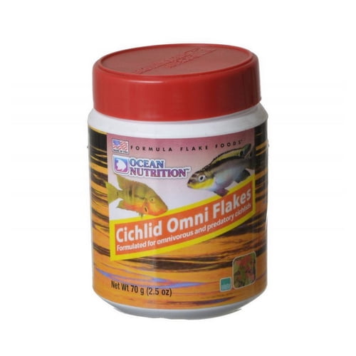 Ocean Nutrition Cichlid Omni Flakes - 2.5 oz