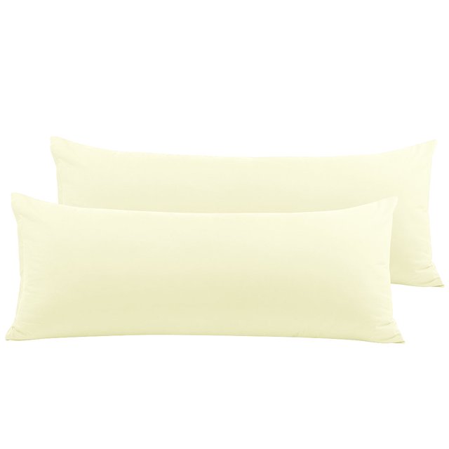 Unique Bargains Zippered Microfiber Body Pillowcases Pillowcase 2pcs