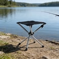 thumbnail image 2 of Btomtd Tabouret Pliant Télescopique Portable Robuste pour Camping Extérieur Pêche Randonnée Voyage en Acier Inoxydable Siège de Camp Portable Solide Durable, 2 of 7