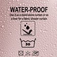 thumbnail image 4 of Light Pink Extra Long Shower Curtain Liner Plastic 79"L x 71"W, 4 of 5