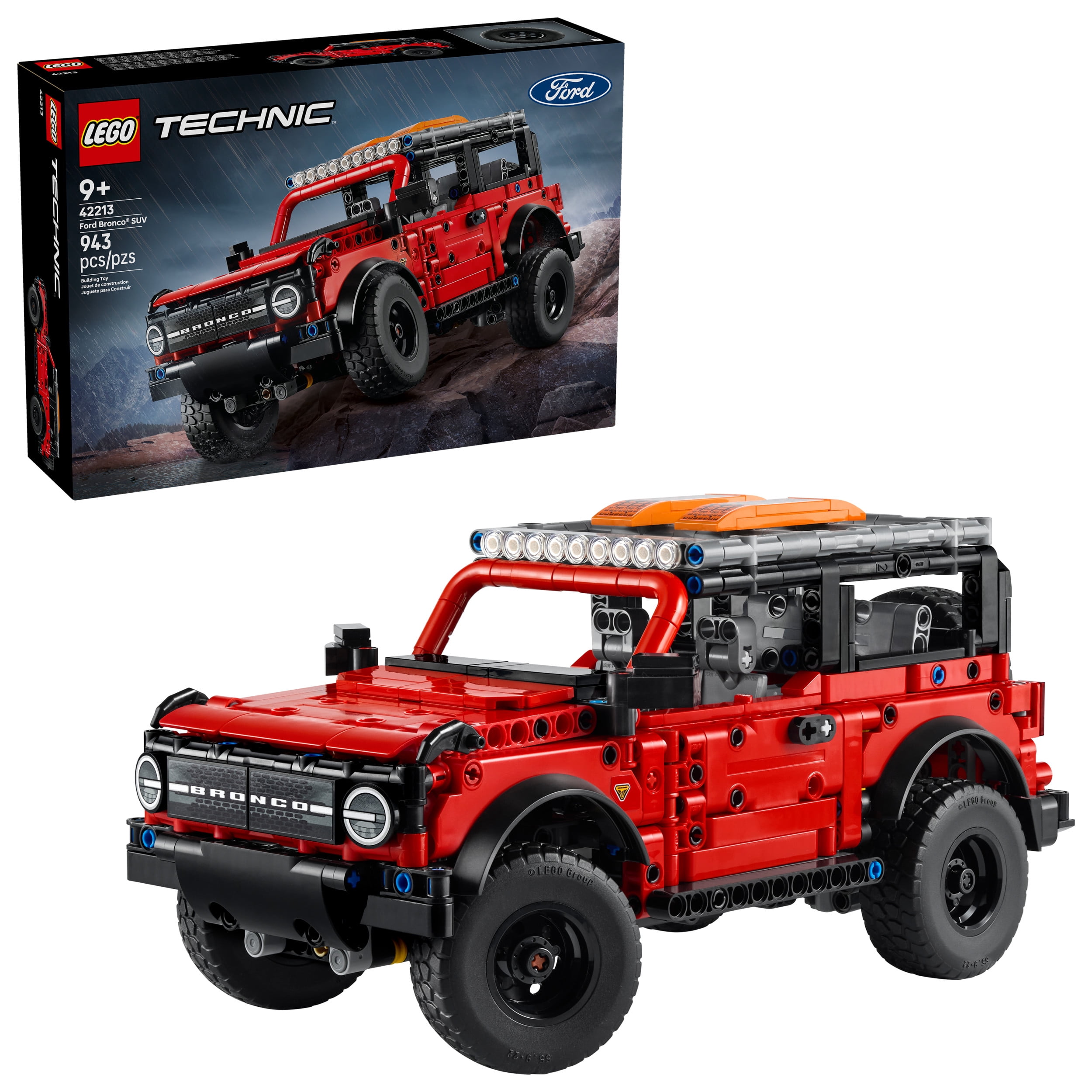 LEGO Technic Ford Bronco Kids Toy Car - Building Toy for Boys and