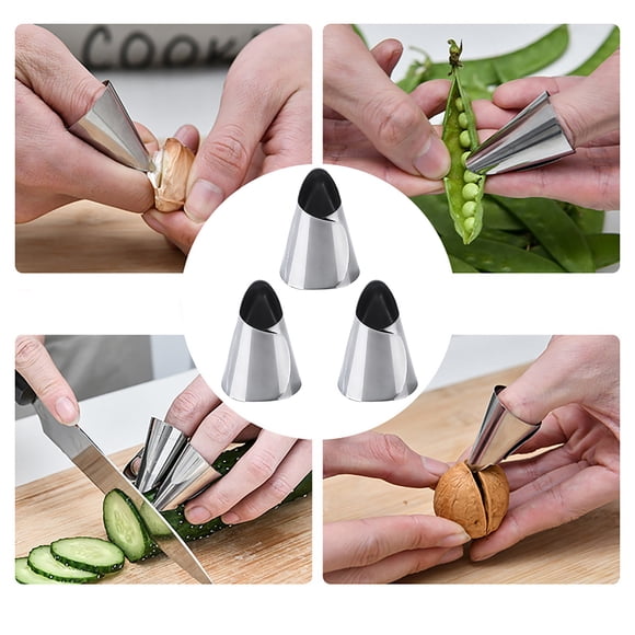 EGNMCR Kitchen Utensils & Gadgets Finger Guard Hand Protector Sheller Vegetables Peeling Safe Guard finger guard