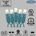 thumbnail image 4 of Novelty Lights 50 Light LED Twinkle Christmas LED Mini Light Set, Multi, Green Wire, 25 Feet, 4 of 6