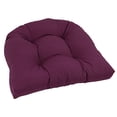 thumbnail image 2 of Blazing Needles Coussin de Chaise en Forme de U (Ensemble de 2)-Raisin, 2 of 3
