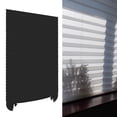 thumbnail image 1 of Elodie Pleated Temporary Shades Blinds Easy to Fit Install for Kitchen Polyester Fiber Black 90x150cm, 1 of 8