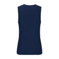 thumbnail image 4 of asjyhkr Mens Workout Tank Tops Sleeveless V Neck Loose Fitting Quick Drying Undershirts Basic T Shirts, 4 of 5