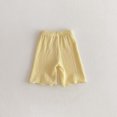 thumbnail image 4 of Cute Summer Shorts Solid Elastic Casual Shorts for Kids, 4 of 8