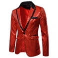 thumbnail image 1 of Birdeem Veste de Complet Décontractée pour Homme, Automne et Hiver, Mode, Personnalité, Paillettes, 1 of 1