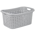 thumbnail image 1 of Sterilite Weave Gray laundry Basket, 1 of 8
