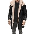 thumbnail image 2 of tumgatte Men's Fall/Winter Fashion Fleece Jacket Stretch Washed Top Jacket Up to 60% off, 2 of 5