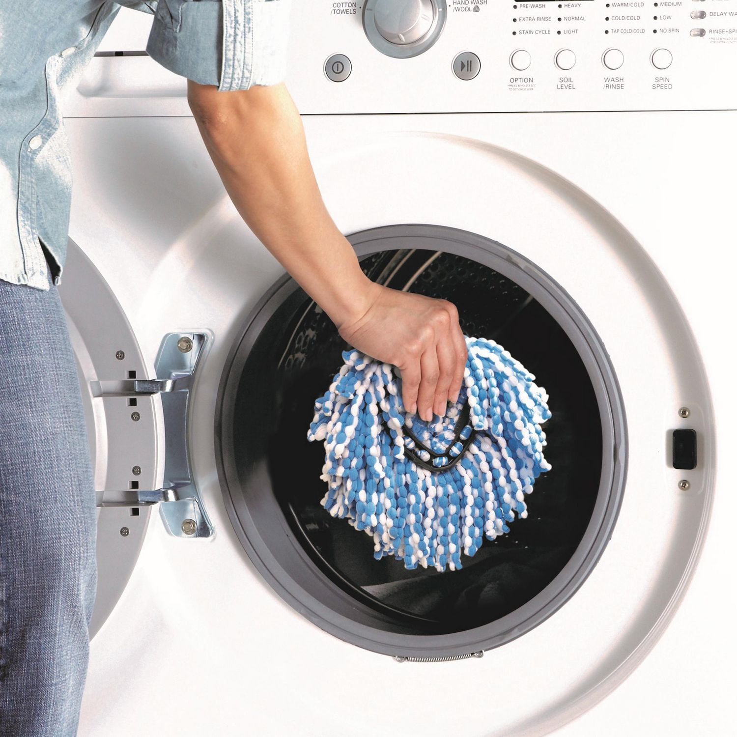 RinseClean Mop Head Replacements, 5-Count