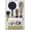 Wilton Kitchen Utensils Mix and Measure Set Navy Blue and Gold, 10 Pieces