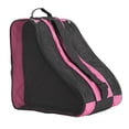 thumbnail image 2 of jinwen Sac à Chaussures de Patinage Portable Bandoulière Réglable et Poignée Supérieure Sac à Main Rose Maille Rose, 2 of 9