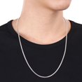 thumbnail image 2 of Miabella Sterling Silver Snake Chain Necklace, 2 of 5