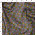 thumbnail image 3 of Soimoi Green Rayon Fabric Shells Ocean Print Sewing Fabric Yard 56 Inch Wide, 3 of 6