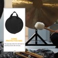 thumbnail image 4 of 1Pc Thickened Gong Storage Holder Portable Cymbal Protective Bag (Black), 4 of 8