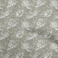 thumbnail image 1 of oneOone Rayon Gray Fabric Floral Sewing Craft Projects Fabric Prints By Yard 56 Inch Wide, 1 of 4