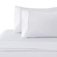 thumbnail image 3 of Marina Decoration 600 Thread Count Ultra Soft Deep Pocket Hotel Standard Solid Bedding Long Staple Percale Cotton All Season Sheet Set with Pillowcase, 3 of 7