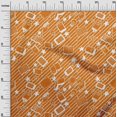 thumbnail image 3 of oneOone Polyester Spandex Orange Fabric Kids Craft Projects Decor Fabric Printed By The Yard 56 Inch Wide, 3 of 4