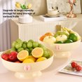 thumbnail image 1 of YAOMOBB Beautiful Practical Fruit Organizer Stylish Creative Food Snack Organizer for Home Kitchen Fruit Basket Drainage Design Fruit Storage Plate, 1 of 7