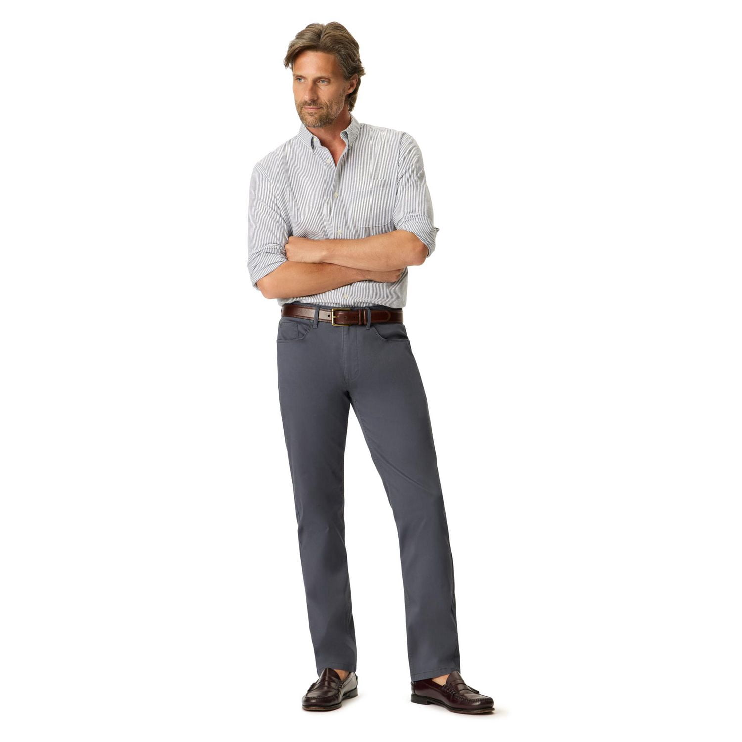 Chemise Oxford Dockers à manches longues et col boutonné pour homme