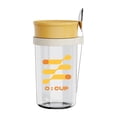 thumbnail image 2 of EGNMCR Cups Portable Graduated Breakfast Glass Jar And Coffee Cup With Lid Spoon Graduated breakfast cup, 2 of 3