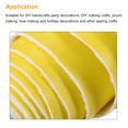 thumbnail image 4 of Unique Bargains Smooth Solid Color Faux Leather Sheets,PU Leather for DIY 20x135cm Light Yellow, 4 of 4