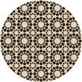 thumbnail image 1 of Ahgly Company Tapis d'Intérieur Lavable en Machine Carré Transitionnel Pêche Orange Profond, 3 Pieds Carré, 1 of 7