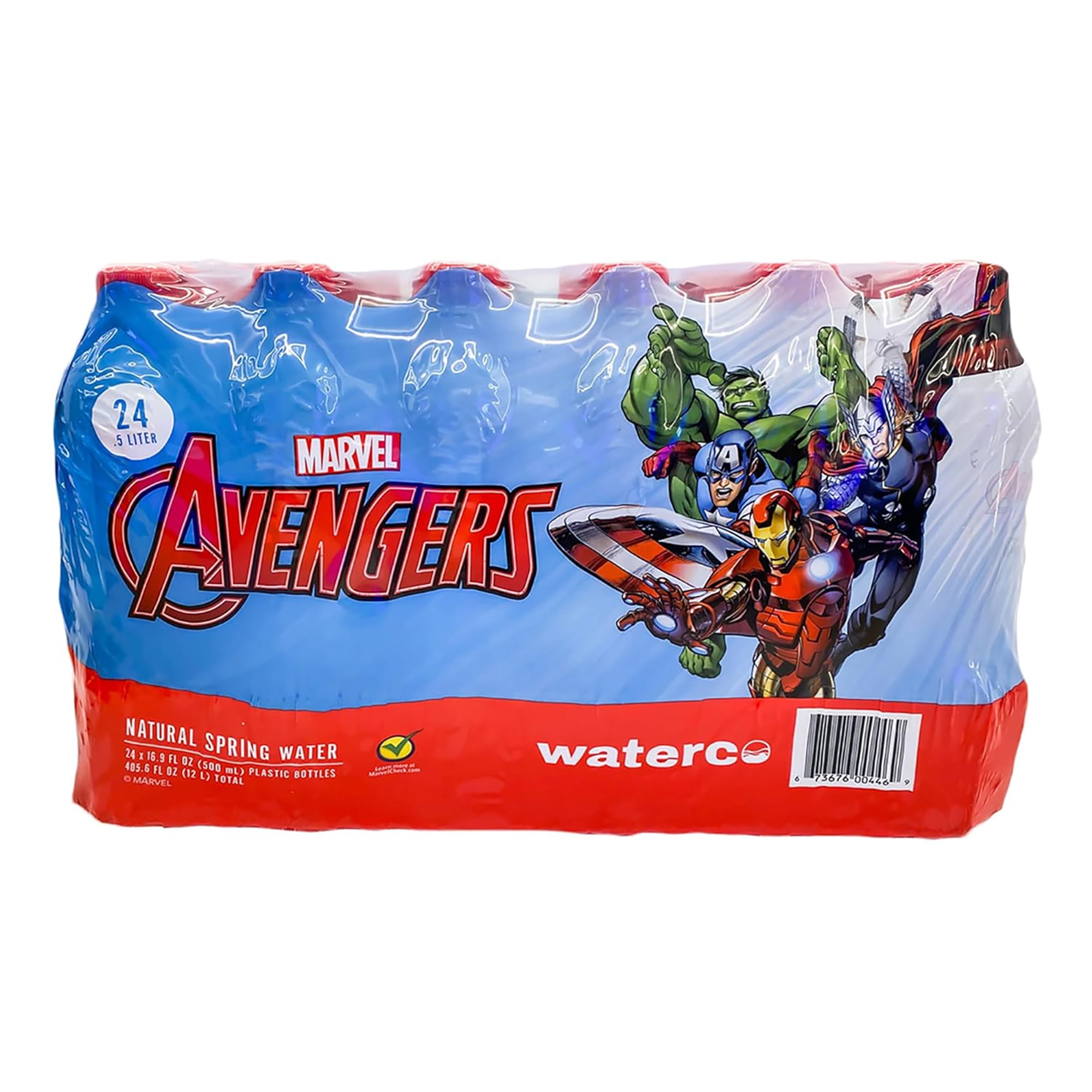 Marvel Avengers Marvel Avengers Water Bottle, Bottled Water, 24 x 500 ml