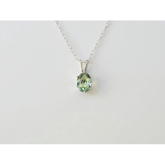 Tanzanite Pendant, Natural 3-Stone Tanzanite Silver Pendant Necklace for Women, December Birthstone Pendant Necklace, Bridesmaid Gift