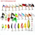 thumbnail image 4 of 3.5g Metal Rotating Lures with Hand-Cranked Adjustment: 10/30 Piece Kit for Bass & Trout – Lifelike Biothetic Design Bait Set with Storage Box (XLT-8), 4 of 5