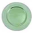 thumbnail image 3 of Saro Lifestyle Assiettes de Charge au Design Classique - Pistache - Rond 13 Po - Ensemble de 4 - 100 % Plastique, 3 of 4