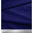 thumbnail image 2 of Soimoi Poly Georgette Fabric Stars Shirting Print Fabric by The Yard 52 Inch Wide, 2 of 3