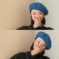 thumbnail image 2 of LinYooLi Breda Hat Female British Retro Autumn And Winter Day Is Wool Painter Hat Ladies Beilei Hat Versatile Korean Version, 2 of 9