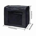 thumbnail image 4 of Universal Generator Cover 52X29X41cm Generator Shell Polyester Oxford Protective Cover for Furniture and Generator (Black), 4 of 5