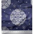 thumbnail image 1 of Soimoi Rayon Fabric Mandala Decorative Print Sewing Fabric Yard 56 Inch Wide, 1 of 3