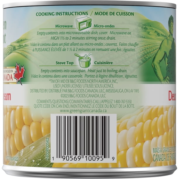Green Giant Peaches & Cream Whole Kernel Corn - Walmart.ca