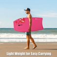 thumbnail image 4 of Goplus 41'' Super Lightweight Bodyboard Surfing W/Leash EPS Core Boarding IXPE Pink, 4 of 10