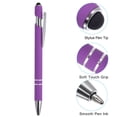 thumbnail image 4 of Unique Bargains Ballpoint Pen with Stylus Tip, Medium Point, 1.0mm, Black Ink, 6 Pack, 4 of 5