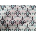 thumbnail image 4 of oneOone Cotton Poplin Fabric Diamond & Swirl Ikat Decor Fabric Printed BTY 42 Inch Wide, 4 of 4