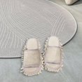 thumbnail image 2 of jifeng Mop Slippers Floor Cleaning Mopping Slippers Open Toe Quiet Comfortable Cleaning Beige, 2 of 9