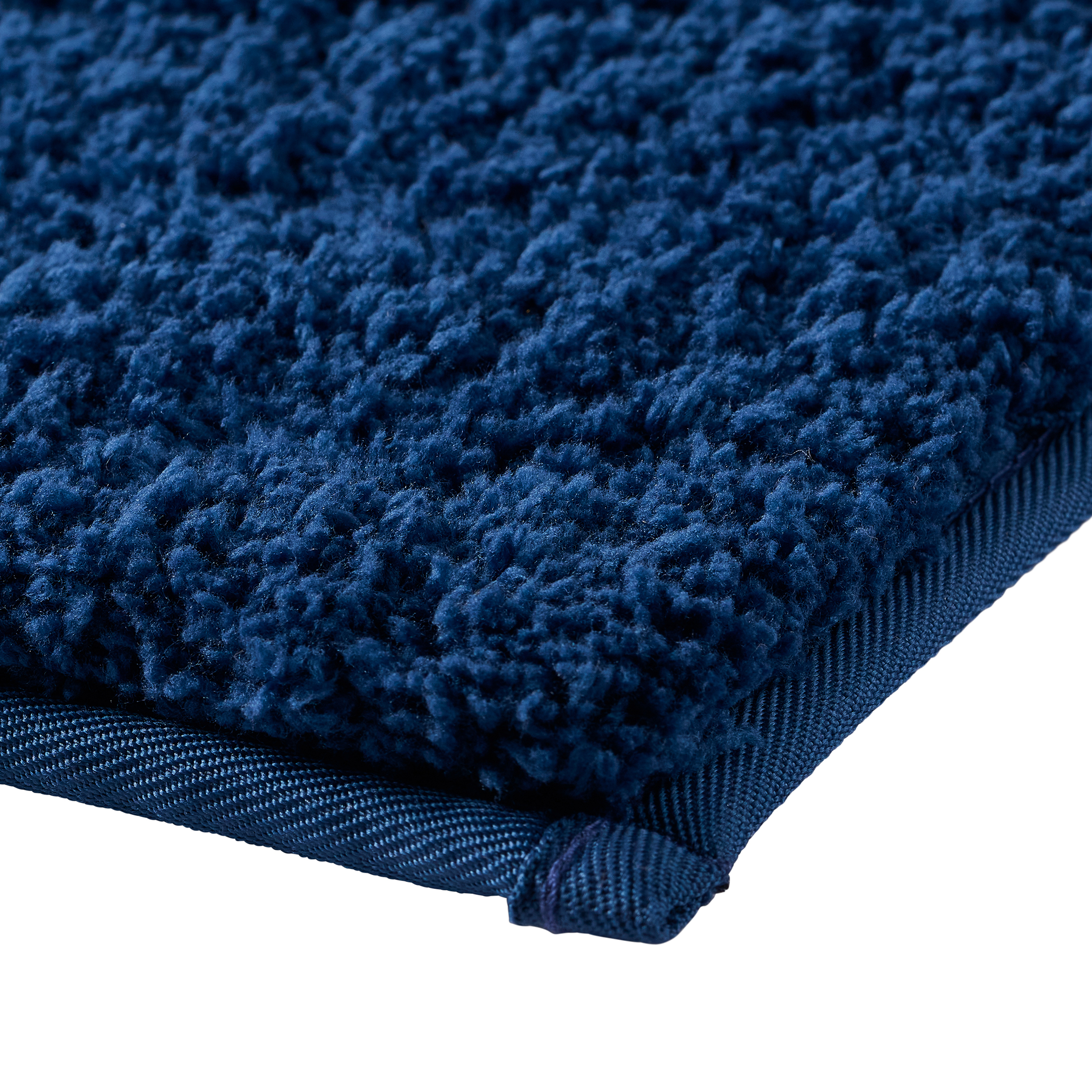 Better Homes & Gardens Ultra Soft Polyester Bath Rug, 20X34, Blue Admiral