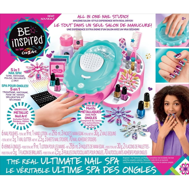 Cra-Z-Art Be Inspired All-in-One Real Ultimate Nail Spa, Nail